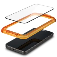 Spigen ALM Glass FC grūdintas stiklas iPhone 15 Pro Max - juodas 2 vnt.
