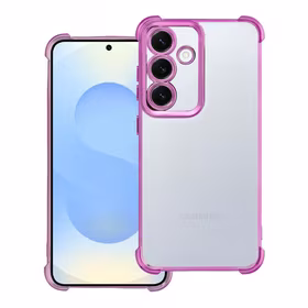 Dėklas telefonui ANTISHOCK ELECTRO SAMSUNG S25 rožinis