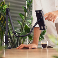 Wozinsky ilgas lankstus telefono ir planšetės laikiklis juodas (WTHBK5)