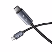 Kabelis USB C į USB C Hoco 3A 60W su skaitmenine indikacija 1 m X112 juodas