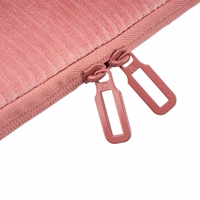 TUCANO Velluto 2 - dėklas MacBook Air 13" (M4/M3/M2/M1/2025-2018) / Pro 13" / Laptop 12" (rožinis)