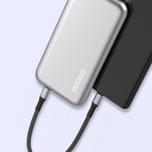 Dudao L10C USB-C - USB-C PD kabelis 100W 5A 0.23m - juodas