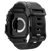 Spigen Rugged Armor Pro dirželis dėklas Apple Watch 10 (42mm) - juodas