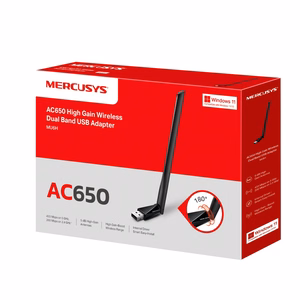 Mercusys AC650 didelės antenos belaidis dviejų dažnių USB adapteris