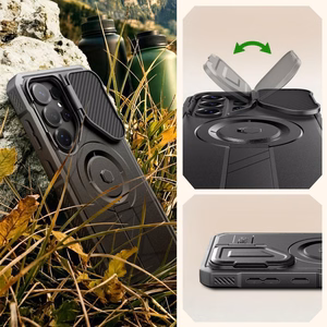 Tech-Protect Kevlar MagSafe 2 vnt. dėklas Samsung Galaxy S26 Ultra - juodas