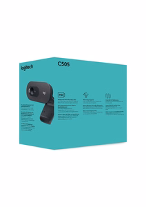 Logitech C505 internetinė kamera 1280 x 720 px USB juoda