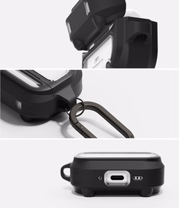 RINGKE UX MAGNETIC MAGSAFE APPLE AIRPODS PRO 3 juodas/CLEAR