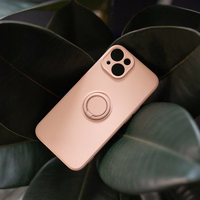 Dėklas telefonui su piršto laikikliu iPhone 7 / 8 / SE 2020 / SE 2022 rožinis