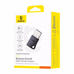 Adapteris Baseus (BA04+) Bluetooth 5.4 USB juodas