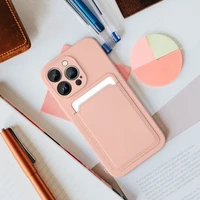 Kortelių dėklas telefonui IPHONE 13 Pro Max rožinis