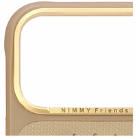 Nimmy Lucky Fashion Cat MagSafe dėklas iPhone 17 Pro Max rudas