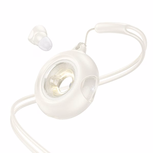 HOCO belaidės ausinės bluetooth TWS EW71 pieniškai baltos