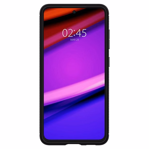 Spigen Rugged Armor dėklas telefonui Samsung Galaxy S21 FE - matinė juoda