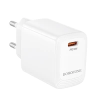 Borofone įkroviklis BN28 Type C PD 30W baltas