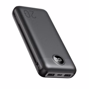 Išorinė baterija POWER BANK VEGER (L20S) 20000mAh (2xUSB; 1xType-C; QC3.0 20W) juoda