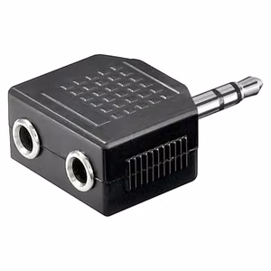 Goobay 11104 – 3.5 mm AUX ausinių šakotuvas, 1 į 2