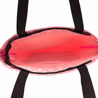 Pirkinių krepšys Wonder raštas 2 šviesiai rožinė su taškeliais