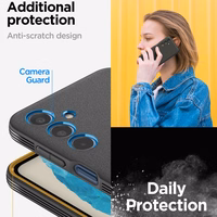 Spigen Essential SandBlast dėklas telefonui Samsung Galaxy M35 5G - juodas
