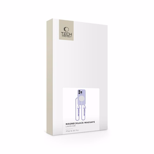 Tech-Protect MagNecklace Magnetinis dėklas telefonui iPhone 15 Pro - levandų