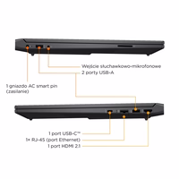 HP Victus 15-fb3231nw Ryzen 7 7445HS 15,6"FHD IPS 144Hz 300nits AG 16GB DDR5 5600 SSD512 RTX4050_6GB Cam 720p 70Wh Win11 pilkas 2Y