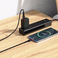 Kabelis USB A į USB C Hoco QC 3A 1 m X59 juodas