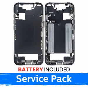 Mid-Frame Housing Apple iPhone Air Back Housing + Battery / Space Black / (Service Pack)