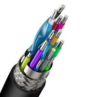 Baseus Cafule HDMI / HDMI 2.0 4K 60 Hz 3D 18 Gbps kabelis - juodas