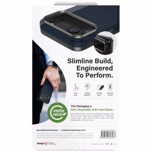 Uniq Keva EDGE Magclick įkrovimo dėklas telefonui iPhone 17 Pro Max – mėlynas