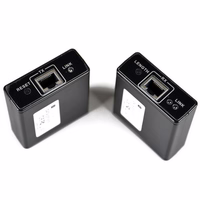 Techly IDATA EXT-E70 vaizdo ir garso signalų ilgintuvas AV siųstuvas ir imtuvas Juoda