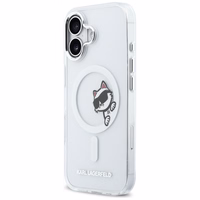 Karl Lagerfeld IML Peekaboo MagSafe iPhone 17 Dėklas - skaidrus