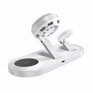 Tech-Protect A51 MagSafe 3-in-1 25W QI2.2 belaidis įkroviklis - baltas