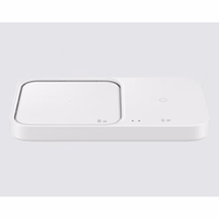 Bevielis įkroviklis Samsung "Duo" EP-P5400TWEGEU baltas 15W (su įkrovikliu ir laidu komplekte) / 100% Genuine /