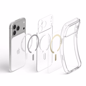 Spigen Ultra Hybrid MagSafe dėklas iPhone 18 Pro Max / 17 Pro Max, skaidrus auksinis