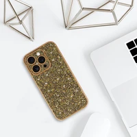 Flash dėklas telefonui Iphone 14 Pro auksinis