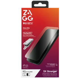 ZAGG Invisibleshield Glass Elite grūdintas apsauginis stiklas iPhone 17 Pro
