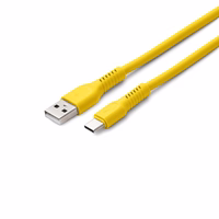 COLORUM laidas USB-A - USB-C 1,8m 3A CK60-AC-05 xYellow