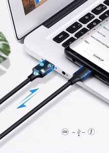 Ugreen US287 60115 USB-A / USB-C 2A laidas 0.5m - juodas
