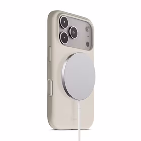 Crong Color Cover Magnetic - dėklas MagSafe iPhone 17 Pro (stone smėlio)