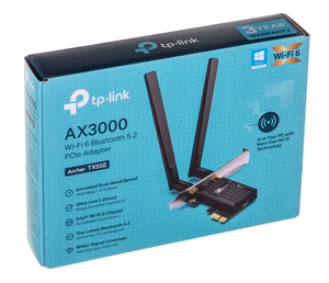 TP-Link ARCHER TX55E tinklo plokštė WLAN / Bluetooth 2402 Mbit/s