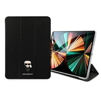 Karl Lagerfeld Saffiano Ikonic Karl dėklas iPad 11" Pro 2021 - Juodas