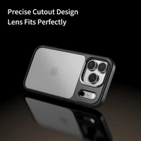 Rock Guard serijos dėklas telefonui Iphone 17 Pro Max skaidrus-juodas