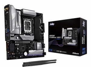 Asrock B860M LiveMixer WiFi pagrindinė plokštė Intel B860 LGA 1851 (Socket V1) micro ATX