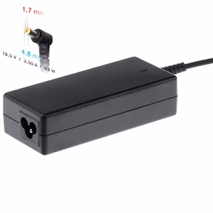 Įkroviklis nešiojamam kompiuteriui Akyga AK-ND-09 (18.5V / 3.54A 65W 4.8 x 1.7mm) HP 1.2m