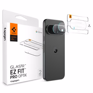 Spigen Optik Pro HD 2 vnt. kamerų objektyvų grūdinto stiklo apsaugų rinkinys, skirtas Google Pixel 11 Pro XL