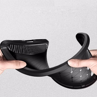 Dėklas telefonui Xiaomi Redmi Note 11 Pro+ 5G (China) / 11 Pro 5G (China) / Mi11i HyperCharge / Poco X4 NFC 5G iš anglies pluošto, lankstus - juodas