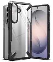 Ringke Fusion X Dėklas for Samsung Galaxy S26 - Clear juodas