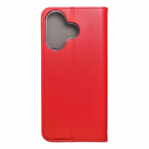 Išmanus dėklas knygos tipo telefonui XIAOMI Redmi 13 4G raudonas