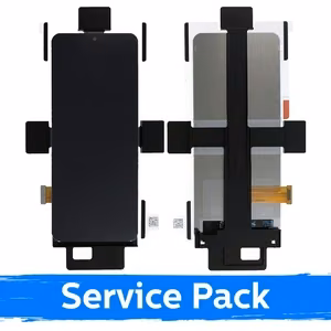 LCD ekranas suderinamas Samsung F731 Z Flip5 (vidinis) juodas (Service Pack) (NF versija)