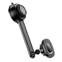 Automobilio telefono laikiklis indukcinis Hoco 15W centrinė konsolė HW31 juodas