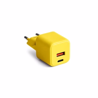 COLORUM wall įkroviklis USB-A + USB-C PD 30W CLS30-AC-05 xYellow